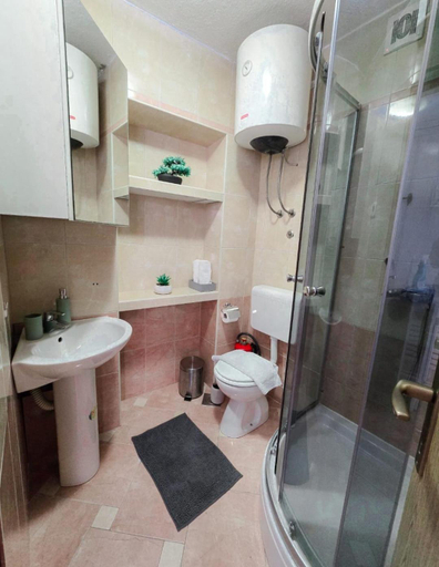 Bathroom 2, Private bedroom with bathroom, Baška Voda