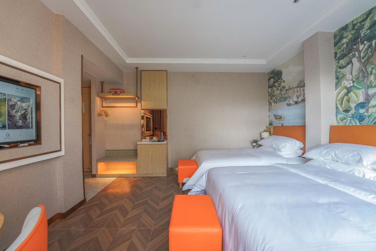 Bedroom 2, Vienna Hotel Haiyang High-Speed Railway Station Wanmi Beaches, Yantai