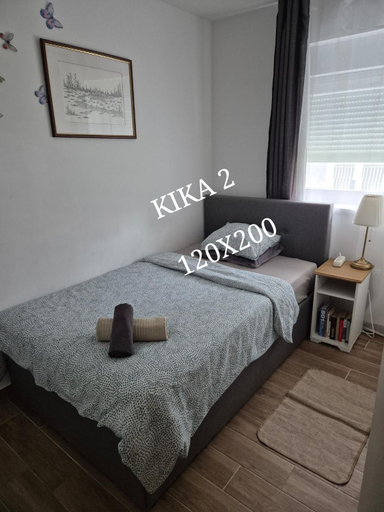 Bedroom 2, Kika apartmani-FREE PARKING- 7 km od centra, Zagreb