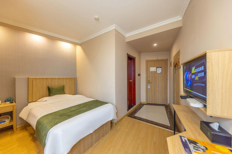 Bedroom 2, GreenTree Inn Lanzhou Gongjiawan Yangjiaqiao Express Hotel, Lanzhou