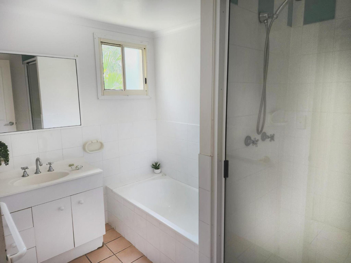 Bathroom 4, at Beach Court Holiday Villas, Whitsunday