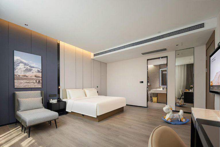 Bedroom 2, Atour Hotel Changzhou Xinbei Xuejia, Changzhou
