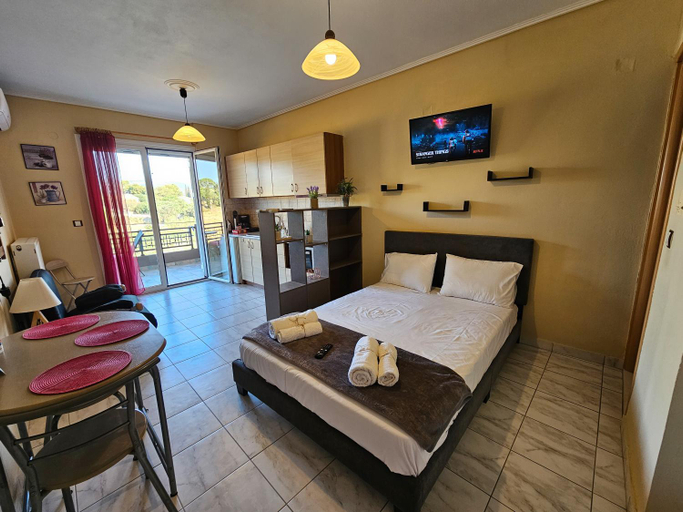 Bedroom 1, Serenity LX Apartments II, Ionian Islands