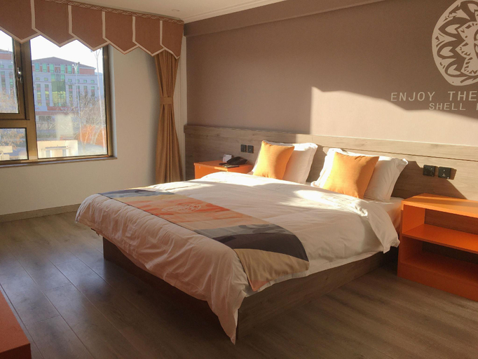 Bedroom 2, Shell Hotel Beijing Miyun District Shuiku Yangguang, Beijing