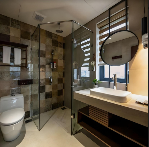 Bathroom, Seahorse Tropical Apartment Da nang, Da Nang