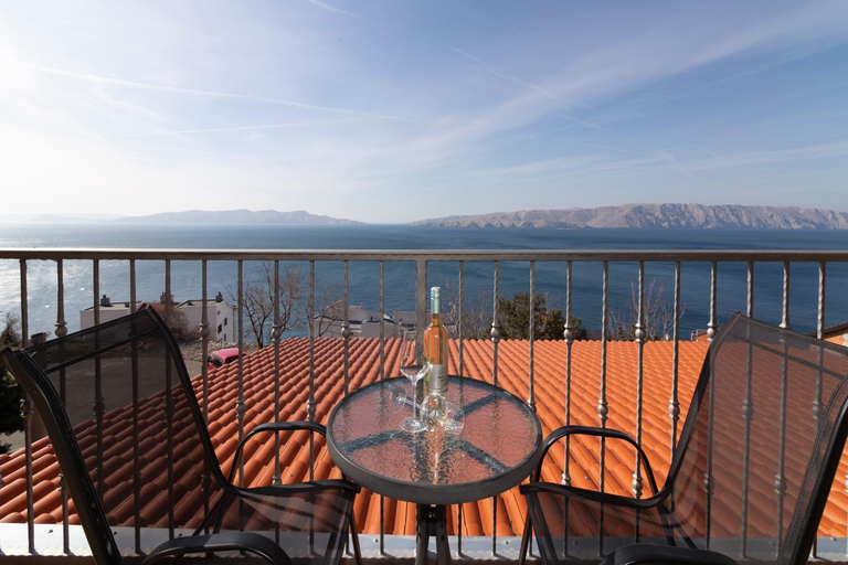 Balcony/terrace 4, Seabreeze Apartments with Shared Jacuzzi, Senj