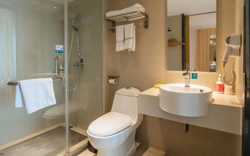 Bathroom 3, City Comfort Inn Chengdu Giant Panda Base, Chengdu