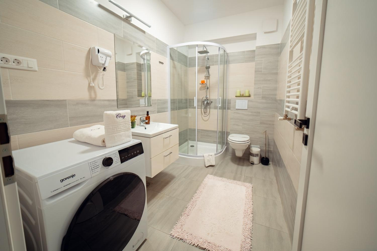 Bathroom 2, Cozy Luxury Studios Pallas Mall Iasi, Iasi
