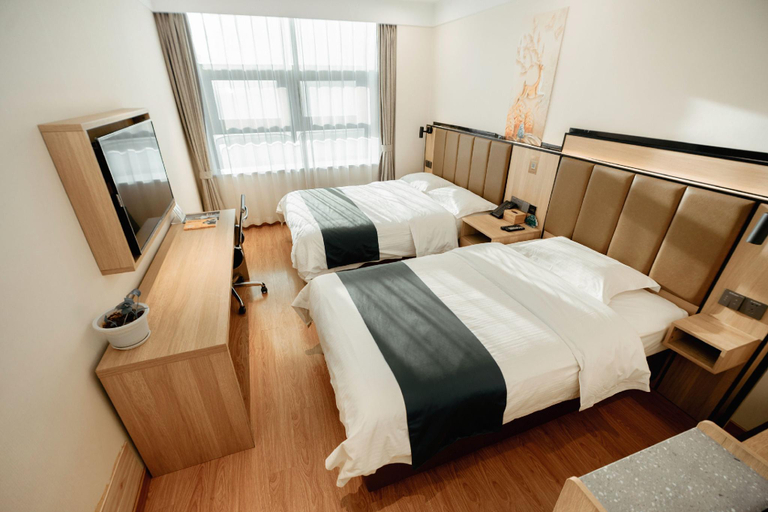 Bedroom 2, GreenTree Inn Huludao Yuzhong County Central Road Smart Choice, Huludao