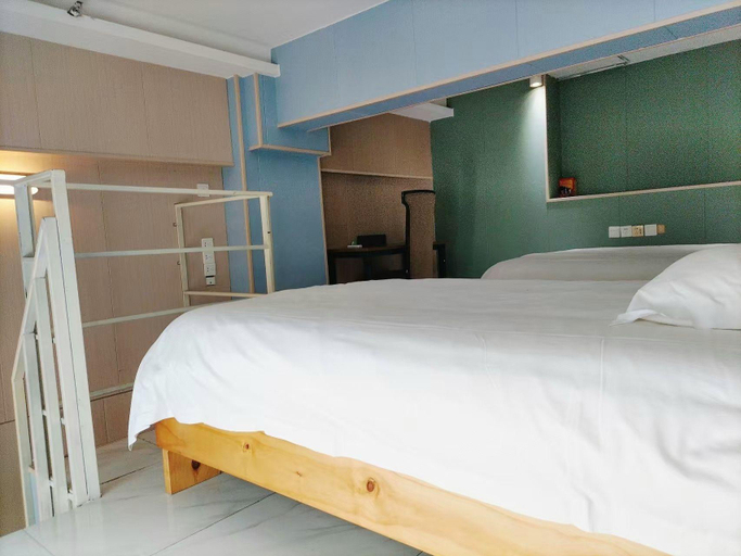 Bedroom 2, Shenzhen Beijing Apartment (Nanshan Science and Technology Park Branch), Shenzhen