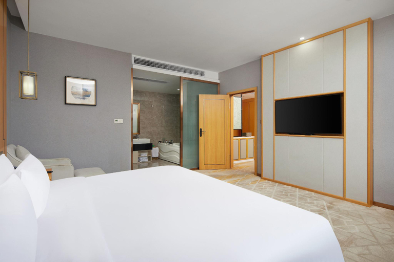 Bedroom 2, Qiyue Hotel (Suining Logistics Port Branch), Suining