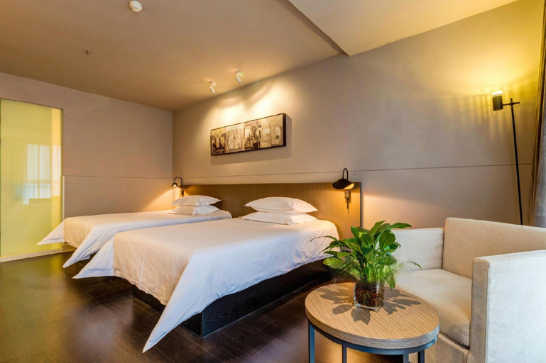 Bedroom 2, Jinjiang Inn Select Xixian New Distict Century Avenue, Xianyang
