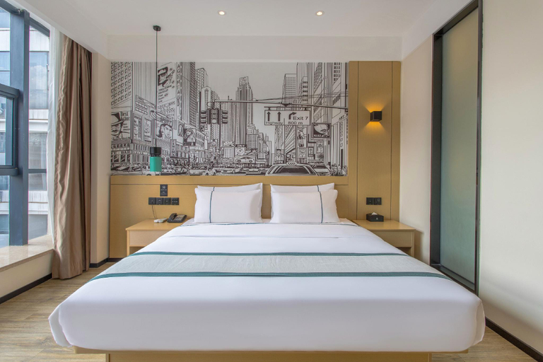 Bedroom 2, City Comfort Inn Wuhan Baibuting, Wuhan