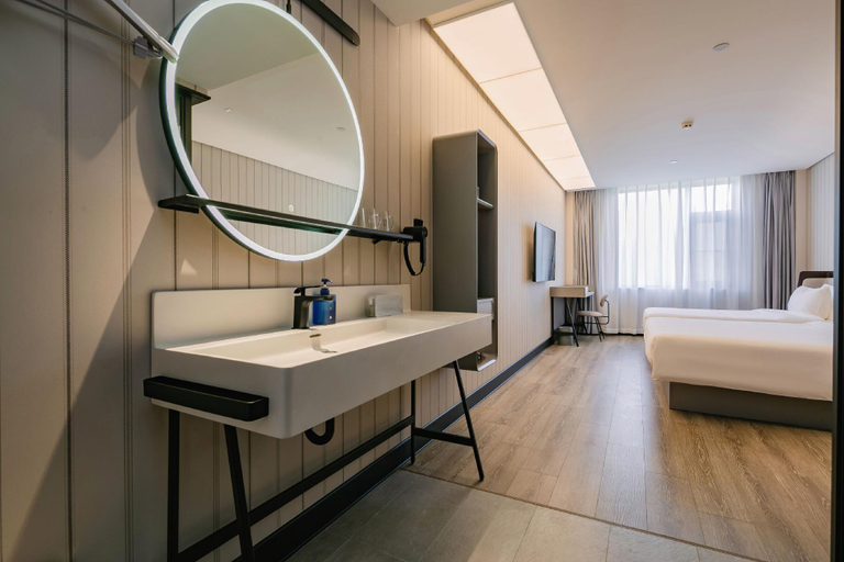 Bathroom 4, Hanting Hotel Xi'an Wanshou North Road Xingfu Lindai, Xi'an