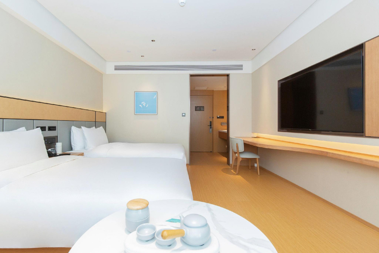 Bedroom 2, Ji Hotel Weihai Wendeng District Government Xiangshan Road, Weihai