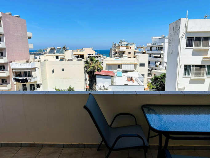 Balcony/terrace 3, Son of the Beach Apartment - 20sec walk to beach, Crete