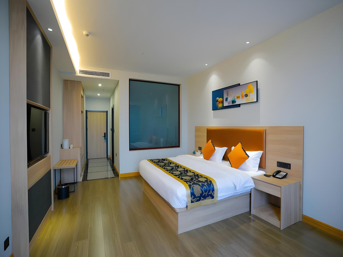Bedroom 2, Green Tree Inn Express Tangshan Yueting County Bus Station, Tangshan