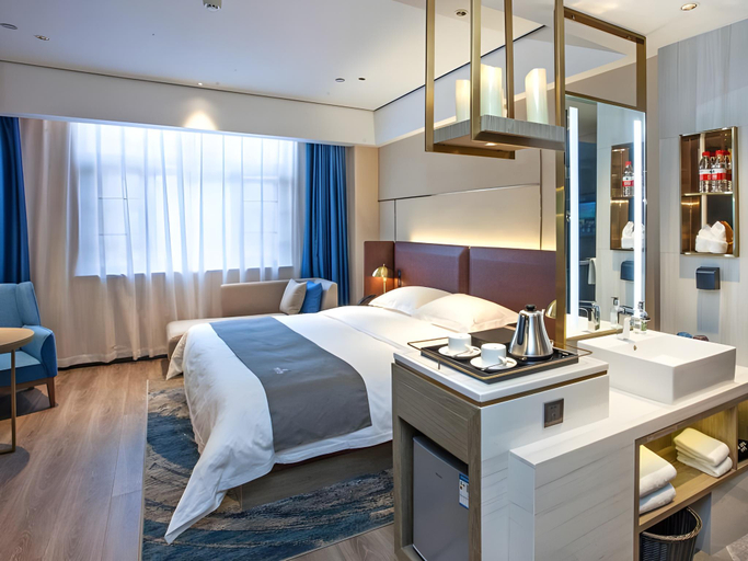 Bedroom, GreenTree Eastern Hotel Hengyang High-tech Zone Hengzhoufu, Hengyang