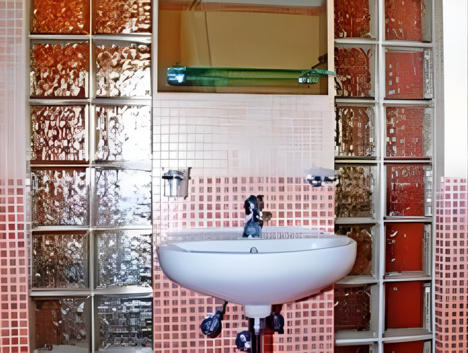 Bathroom 3, Axilleion Boutique Hotel, South Aegean