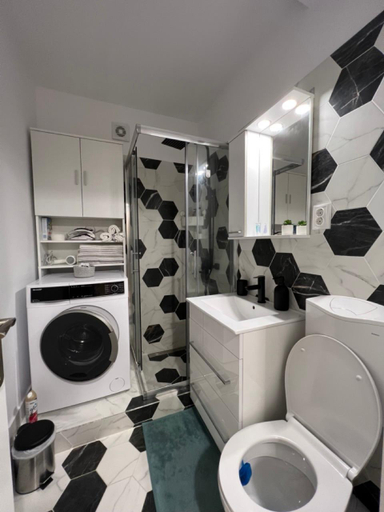 Bathroom 2, RSA apartment - Comfort near City Centre, Municipiul Bucuresti