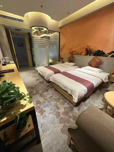 Bedroom 2, Jindou International Hotel, Jinchang