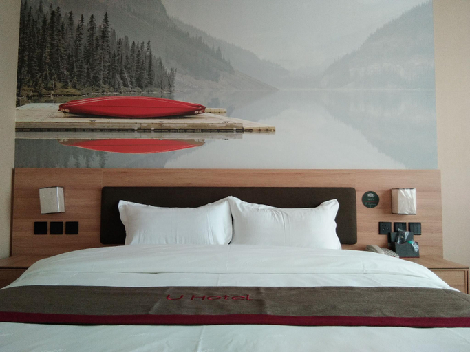 Bedroom 5, Thank Inn Plus Hotel Zaozhuang Central District Ginza Shopping Mall, Zaozhuang