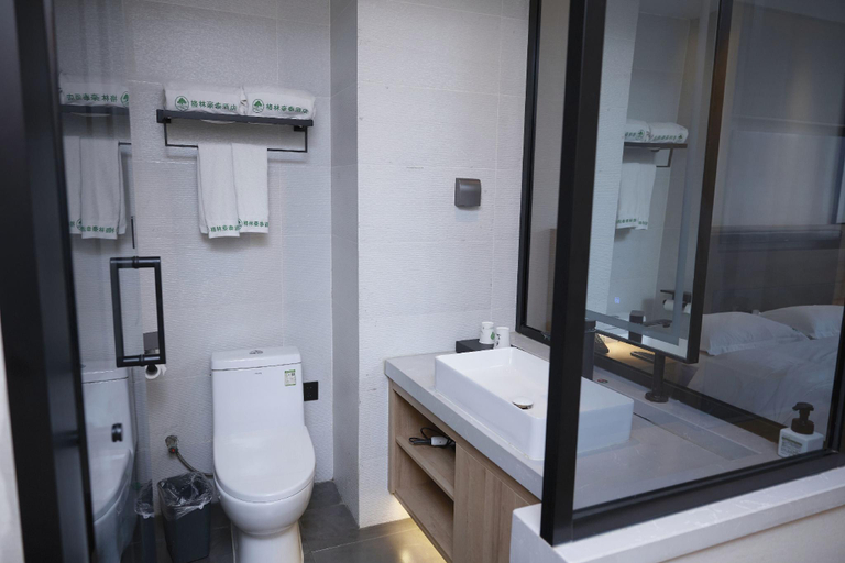 Bathroom 3, Green Tree Inn Henan Shangqiu Minquan County High-Speed Railway Station, Shangqiu