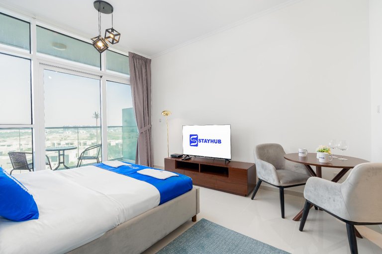 Bedroom 3, Luxury Studio in Damac Hills, Dubai
