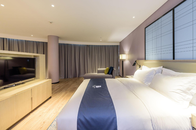 Bedroom, Echarm Hotel Nanning Baisha Avenue Tingjiang Interchange BBK, Nanning