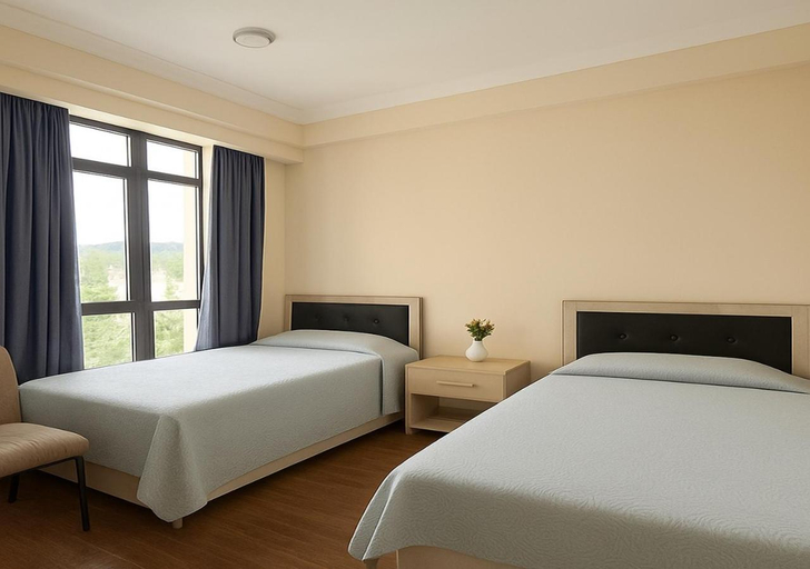 Bedroom 2, Riverside apartment