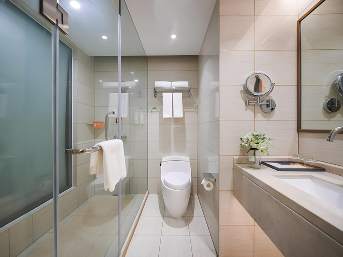Bathroom 3, Vienna Hotel Zhejiang Ningbo Haining Leather Market, Jiaxing