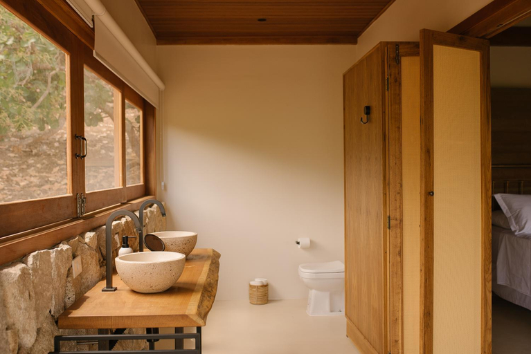 Bathroom, Canto dos Pireneus Hospedaria, Pirenópolis