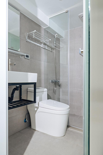 Bathroom 3, White Space Design Hotel, Taipei City