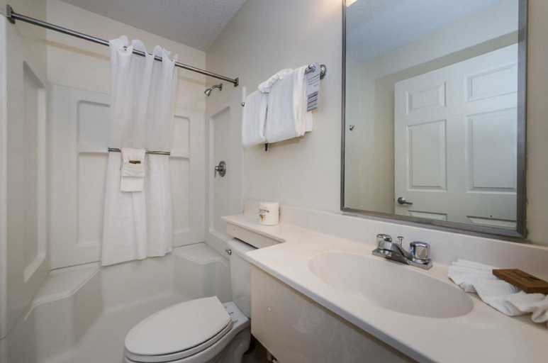 Bathroom 5, Suburban Extended Stay Hotel Clearwater, Pinellas