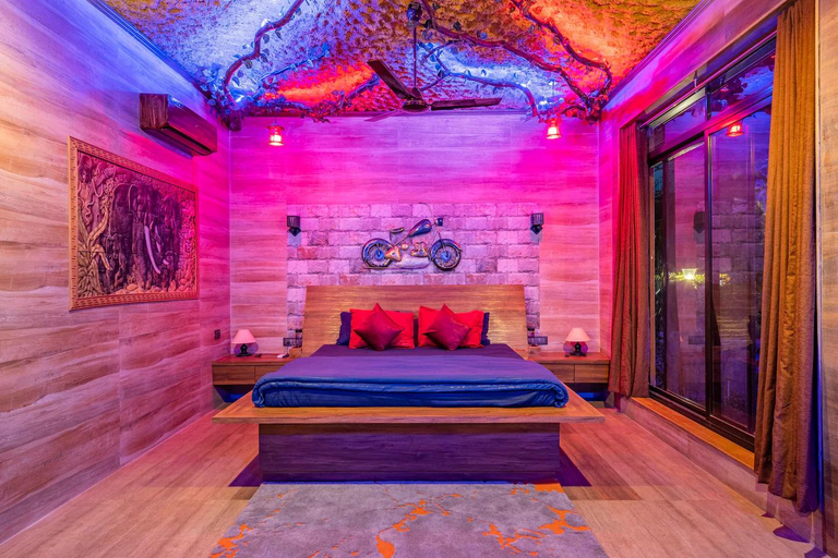 Bedroom 3, Shivaaz Forest King Villa, North Goa