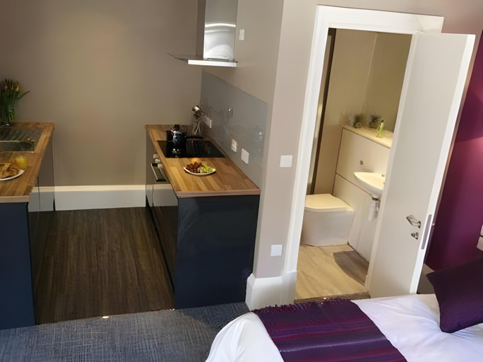Bedroom 2, The Spires Serviced Apartments Edinburgh, Edinburgh