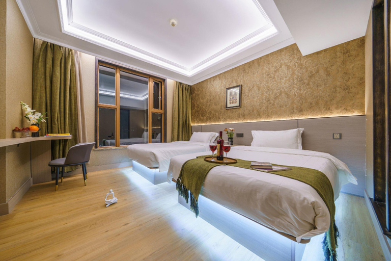 Bedroom 2, Positano Hotel（Tongren Ancient City）, Tongren