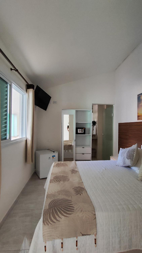Bedroom 2, Pousada Pe na Areia Guaruja, Guarujá