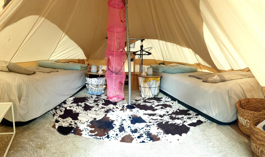 Bedroom 3, Mandaron / private tent for two persons, Epirus