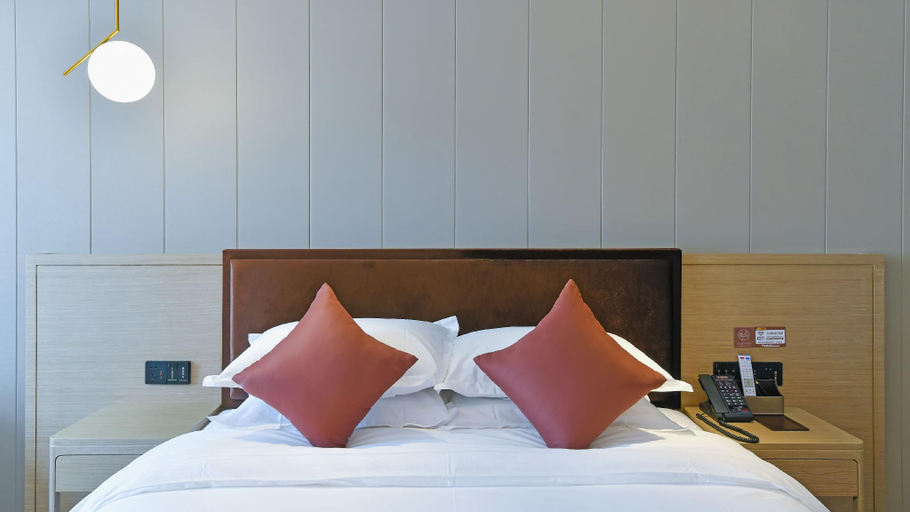 Bedroom 2, Gya Hotel Linyi Lanshan District Hailian International Plaza, Linyi
