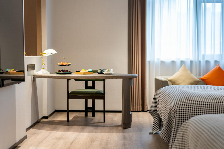 Bedroom 2, AI Stay Future Tang'an Hotel -Xi'an Longshou District Daming Palace West Subway Station, Xi'an