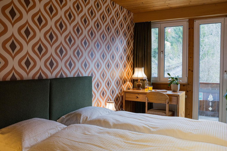 Bedroom 4, Hotel Bellary, Interlaken