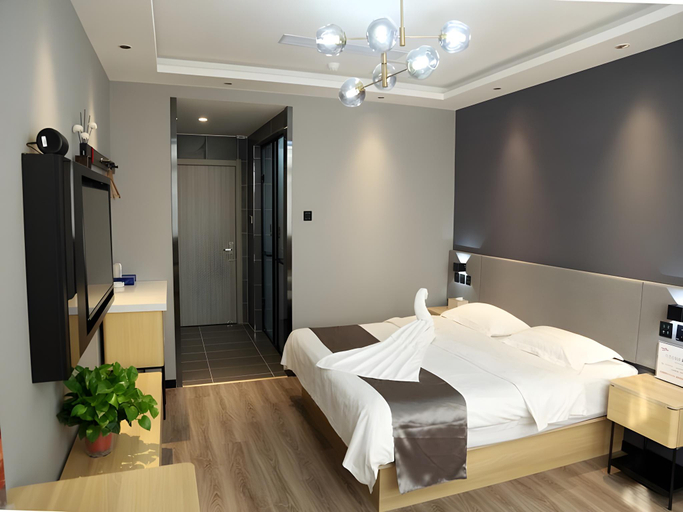 Bedroom 2, Jun Hotel Hebei Bazhou City Government, Langfang