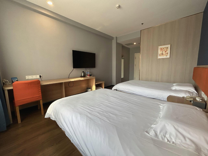 Bedroom 2, Ruiting Hotel (Harbin Wanda Plaza Hasi High-speed Railway Station), Harbin