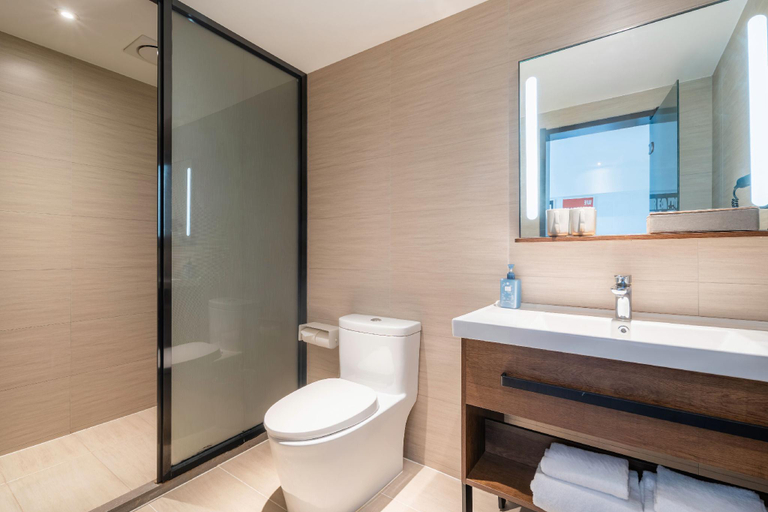 Bathroom 3, Hanting Hotel Qingdao Taidong Pedestrian Street, Qingdao