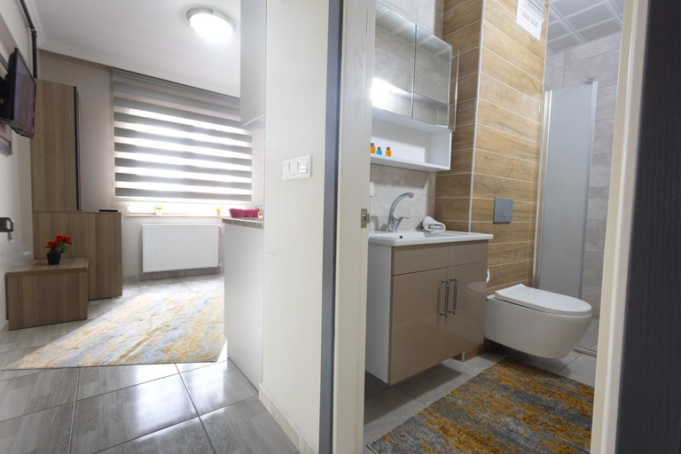 Bathroom 3, Ayyıldız Pansiyon Apart, Merkez