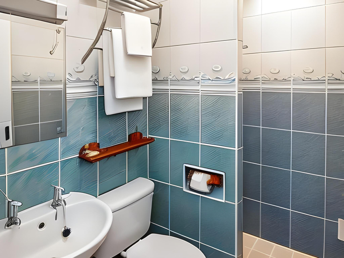 Bathroom 3, Trivelles Waterhall Country Hotel, West Sussex