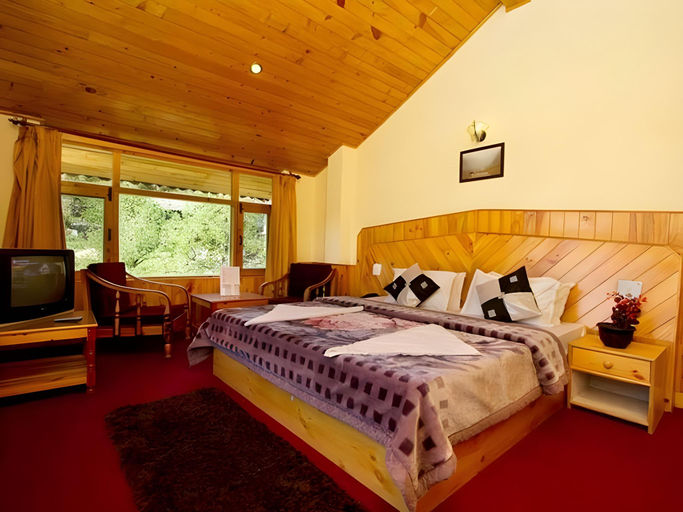 Bedroom, Red Rose Cottages Manali, Kullu