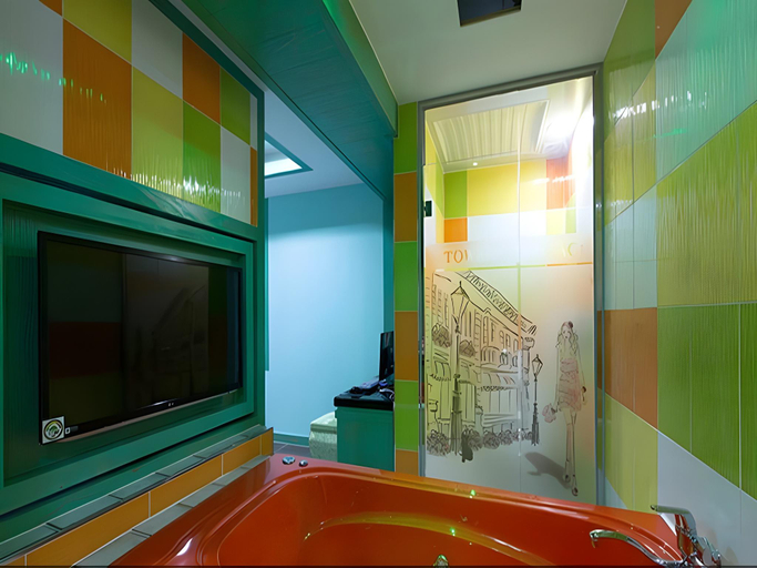 Bathroom 4, Tower Palace Tourist Hotel, Gunsan