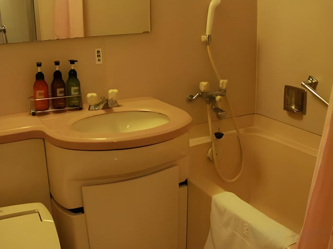 Bathroom 4, Hotel 1-2-3 Kurashiki, Kurashiki